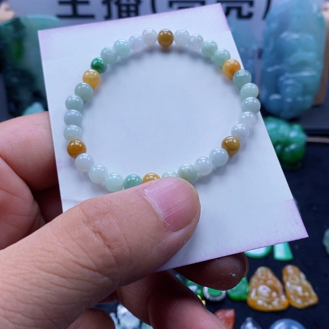 翡翠未镶嵌手串翡翠手串