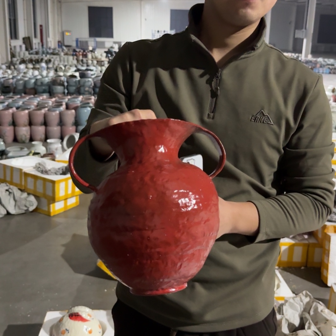 陶瓷我在外面吃饭了哈我