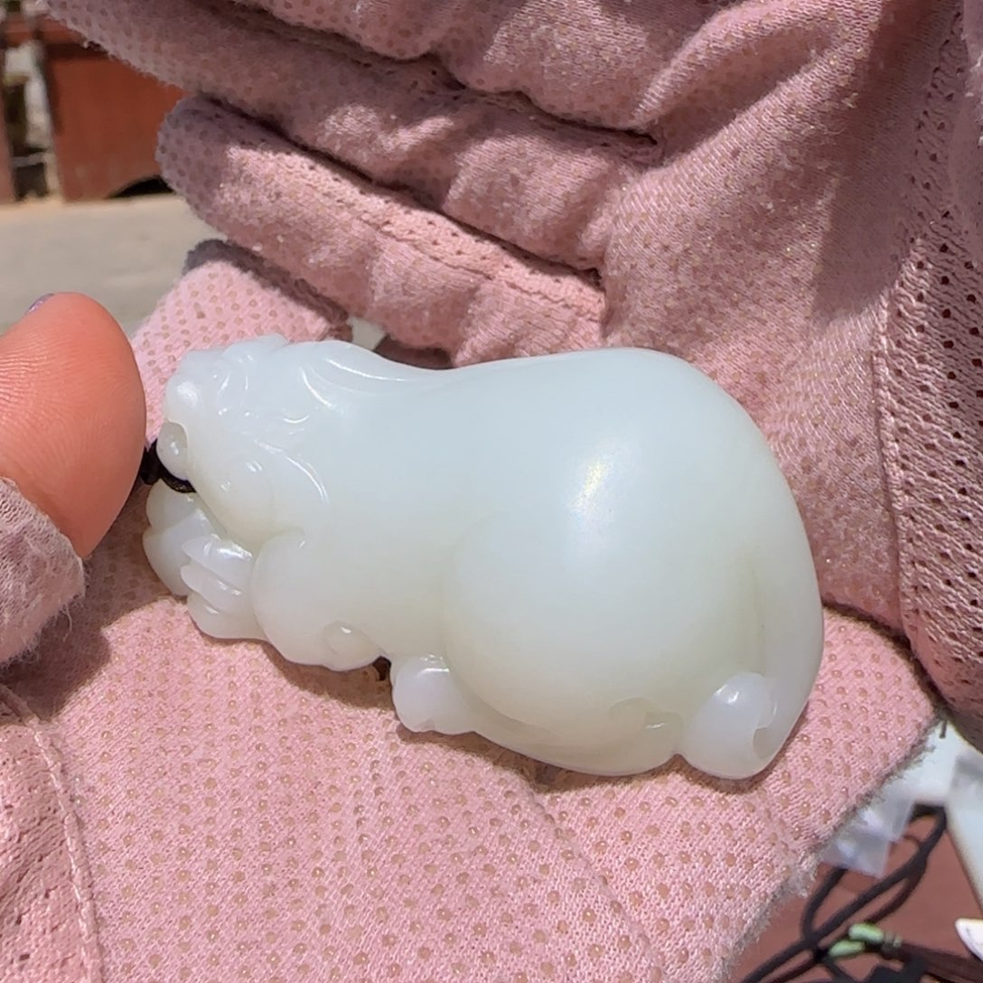 和田玉未镶嵌颈饰87