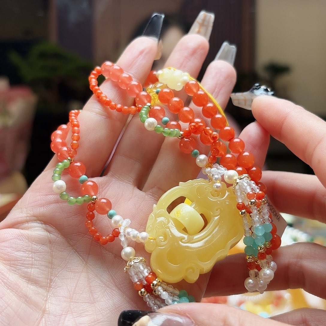 琥珀手链未镶嵌琥珀