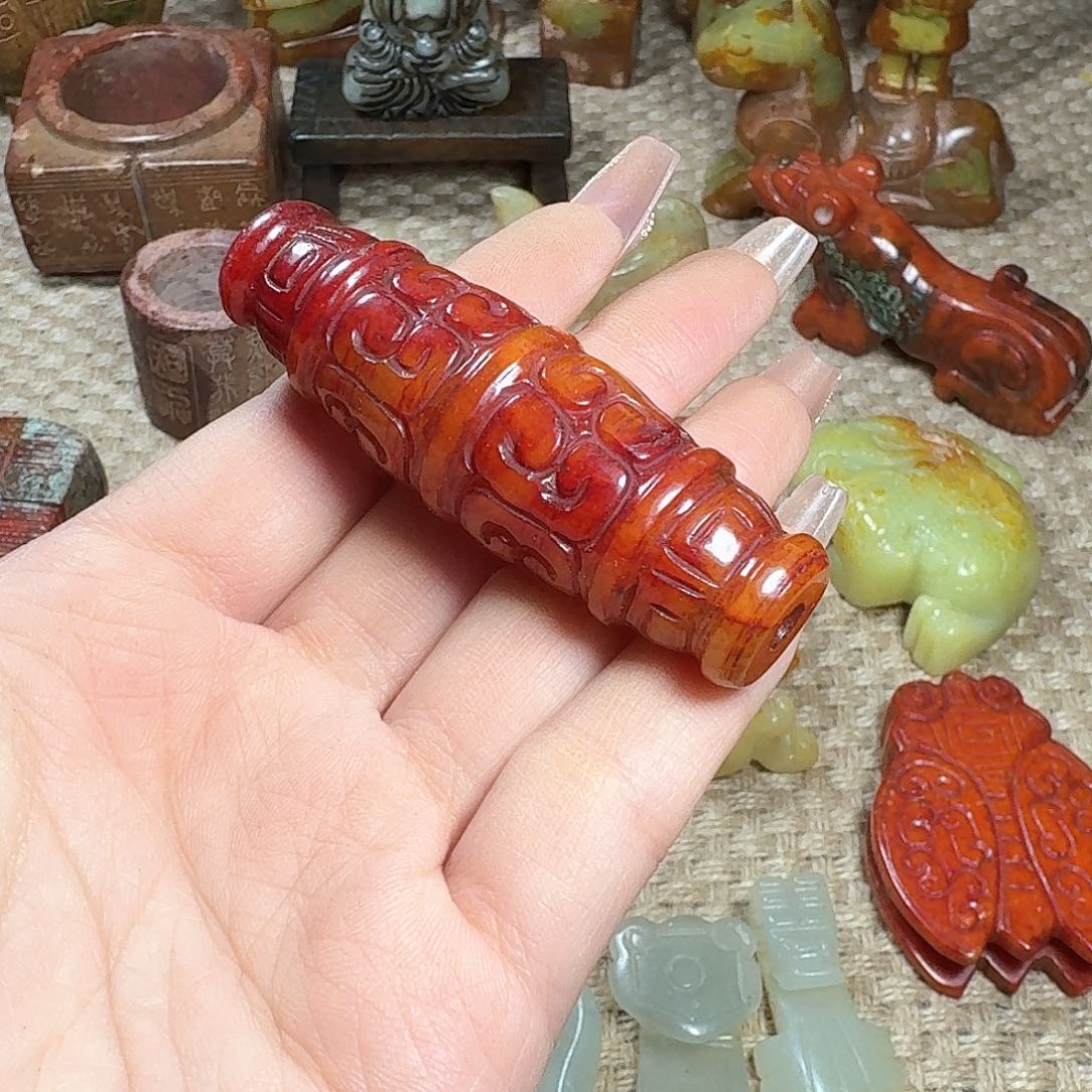 白玉菩提吊坠挂件