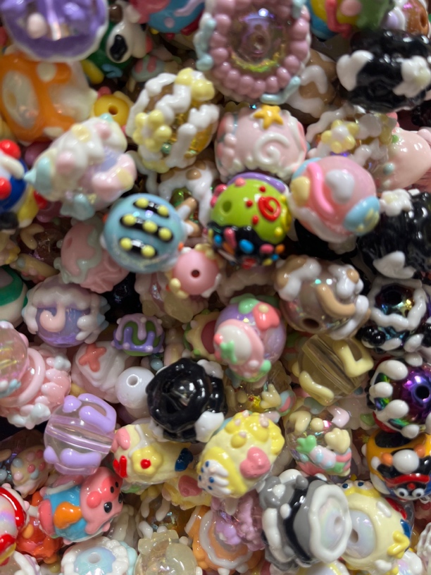 改娃重工手绘手机链串珠（短链）