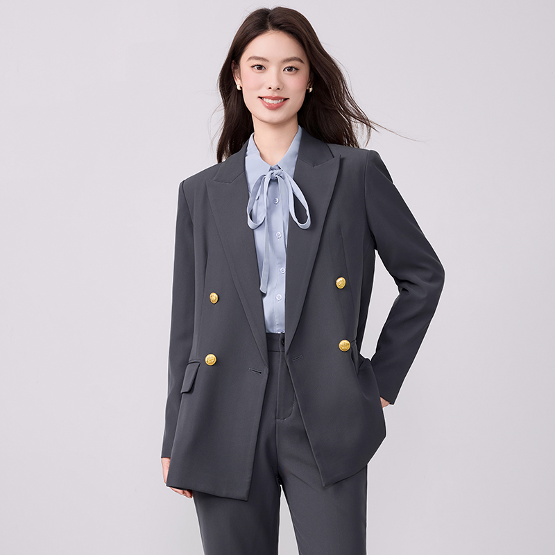 西装套装女秋冬新款气质设计感休闲职业工作服正装时尚西装9805