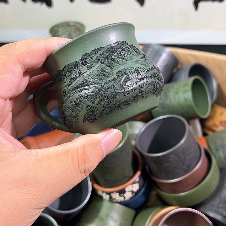 茶杯紫砂全手工紫砂主人杯