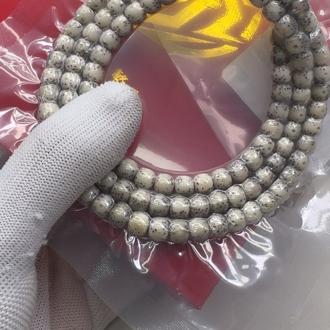 星月菩提手串35梵天糯冰大眼睛针尖星7左右桶108