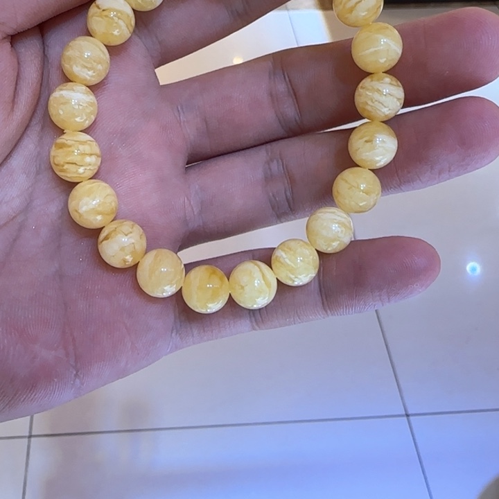 手链琥珀未镶嵌蜜蜡