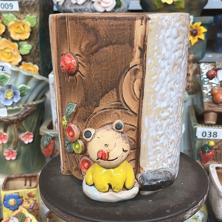 紫砂花盆粗陶材质多肉花盆