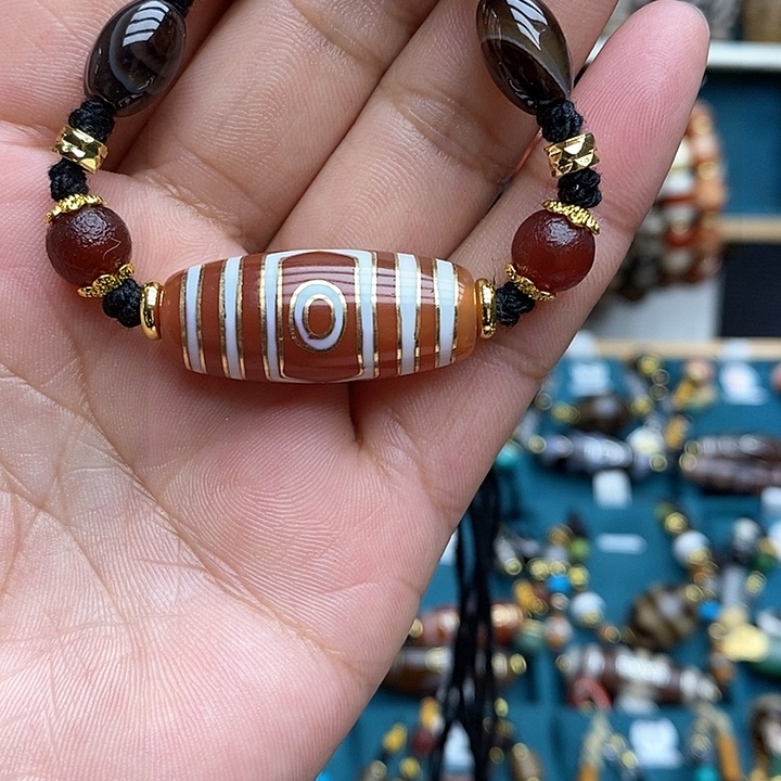 玛瑙/玉髓颈饰合金