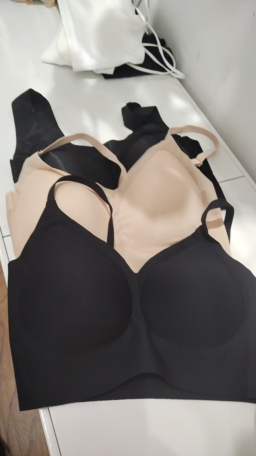 果冻胶无痕套头背心发两件236#