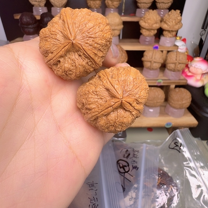 文玩核桃吊坠2号车36尺寸高桩三棱