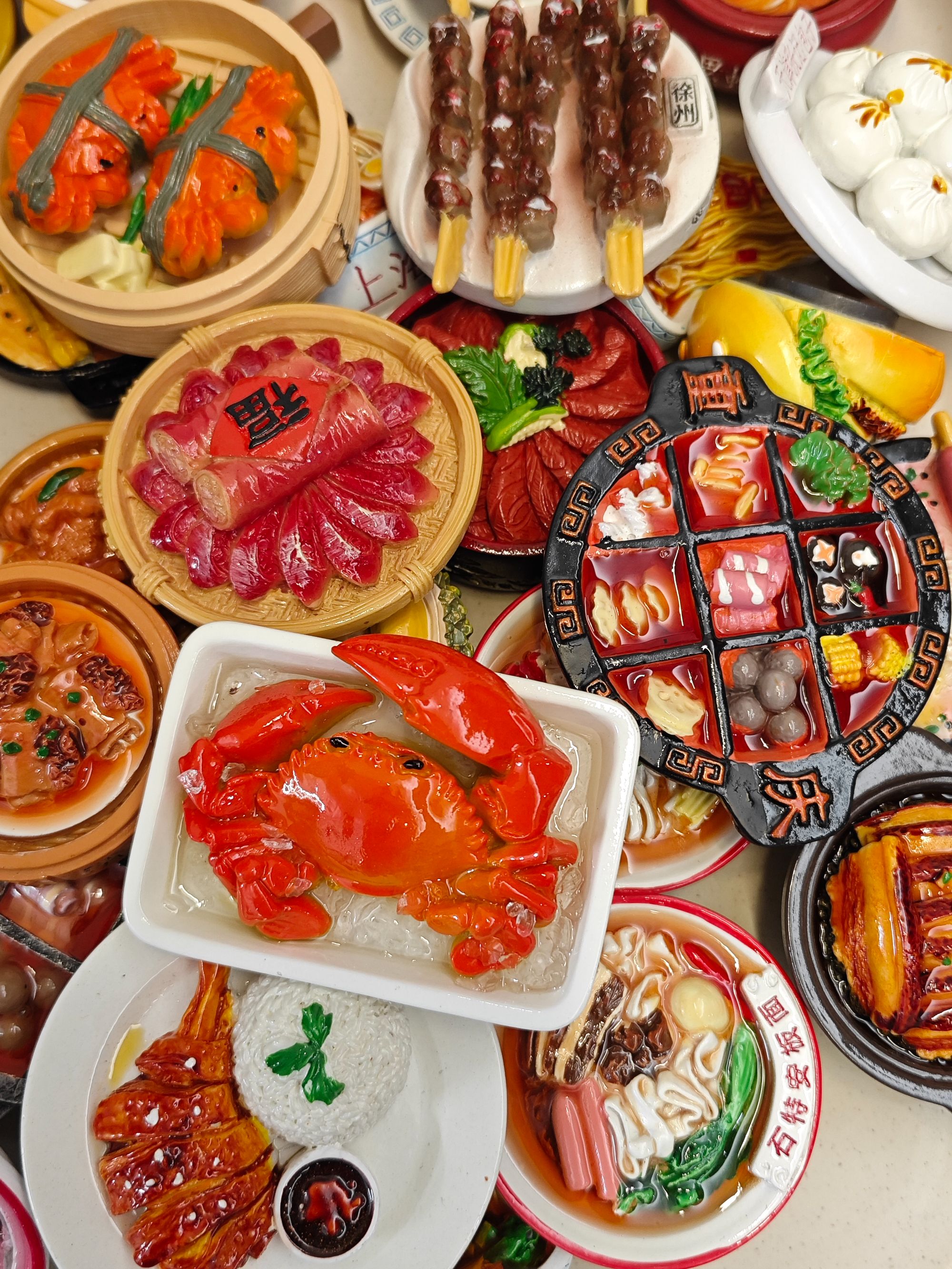 【直播拆】diy食玩冰箱贴树脂仿真食物创意立体冰箱贴（不退不换）