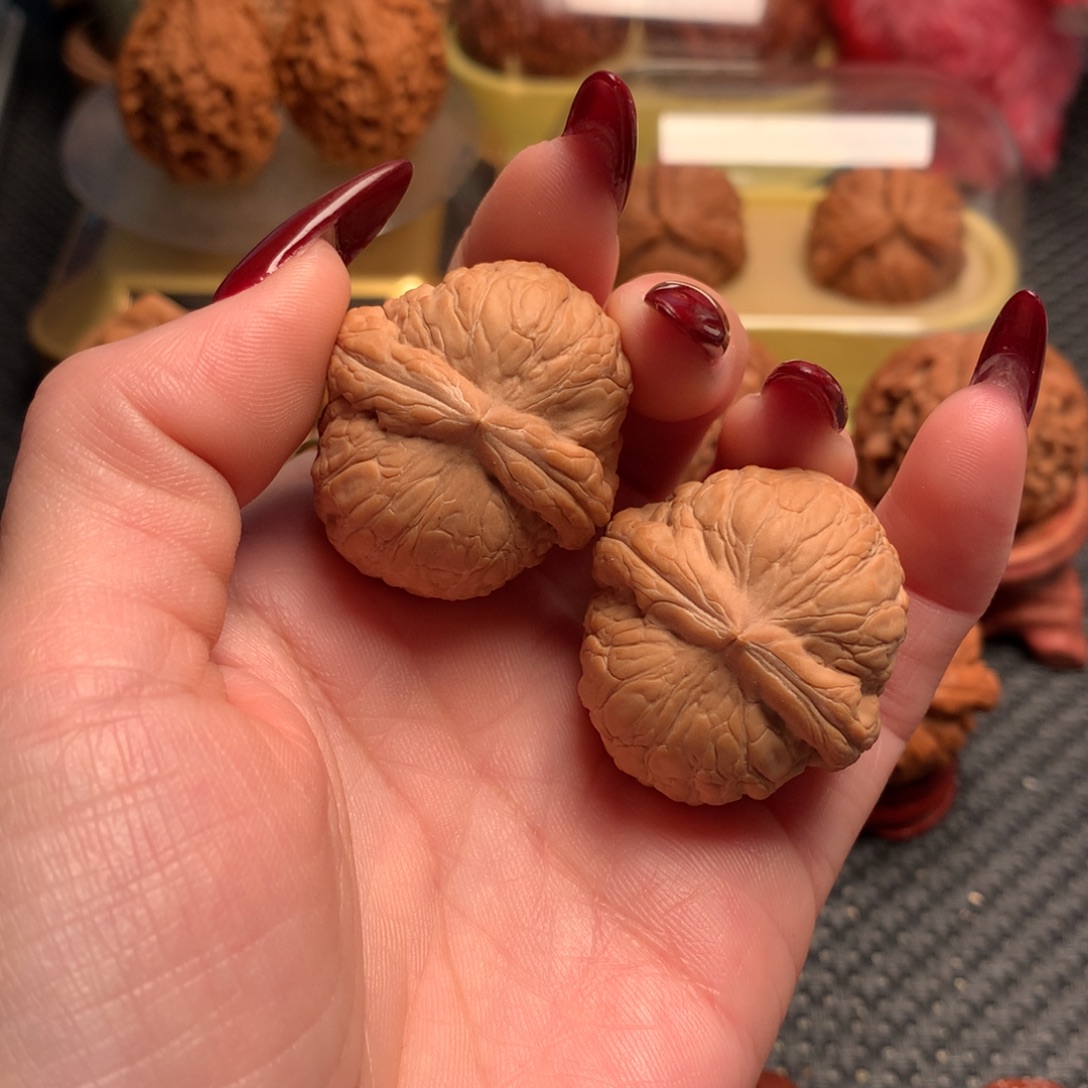 文玩核桃把件34全品乾坤元宝