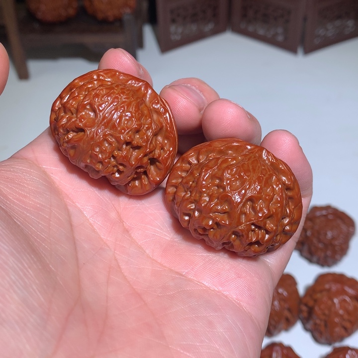 文玩核桃把件宫灯41.10