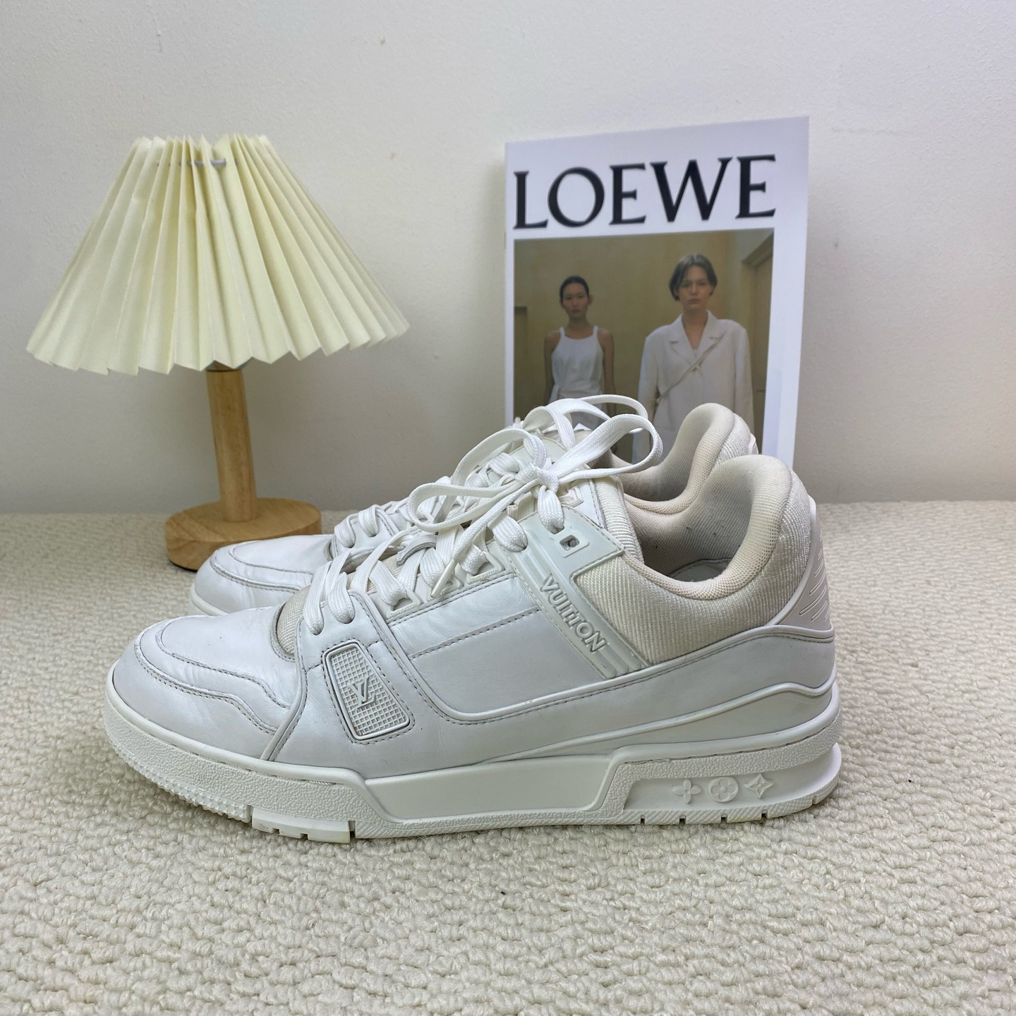 95新 LouisVuitton/路易威登 1191/Trainer时尚板鞋/8码