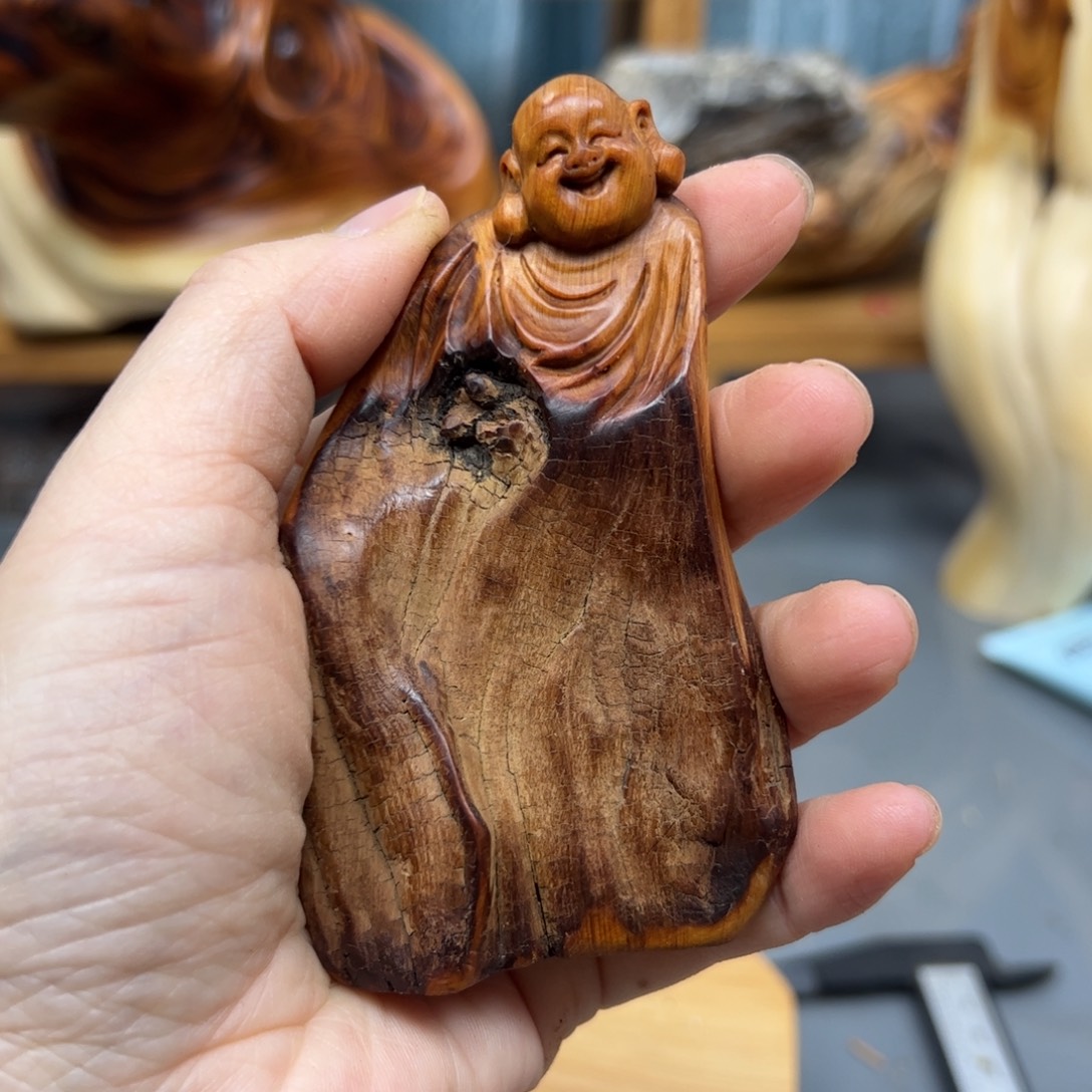 柏木崖柏木摆件手把件，29