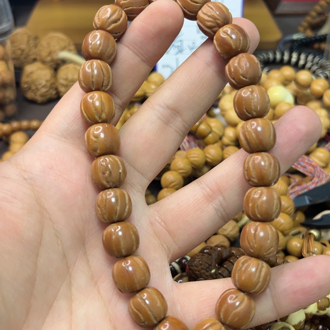 龙文桃核手串一三加