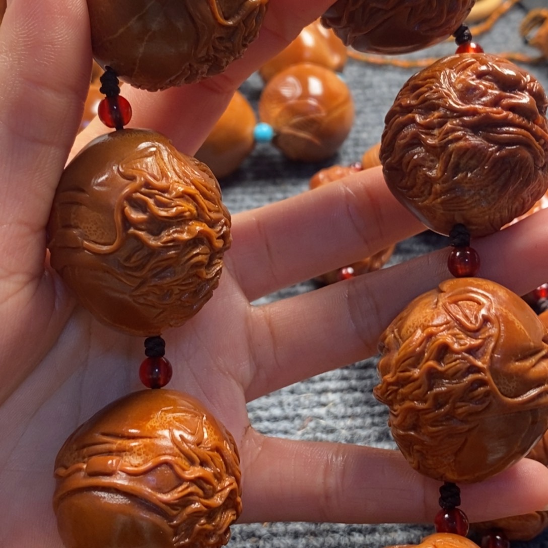 江***七橄榄核手串/手链钟馗手持
