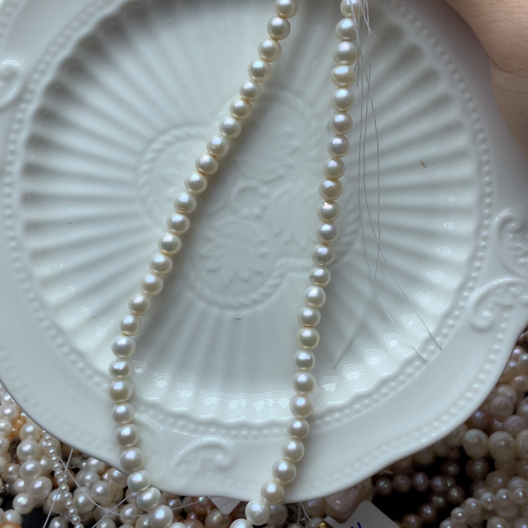 淡水珍珠5-6未镶嵌x9项链