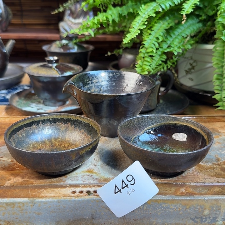 索***吉陶荣纯柴烧全手工3个
