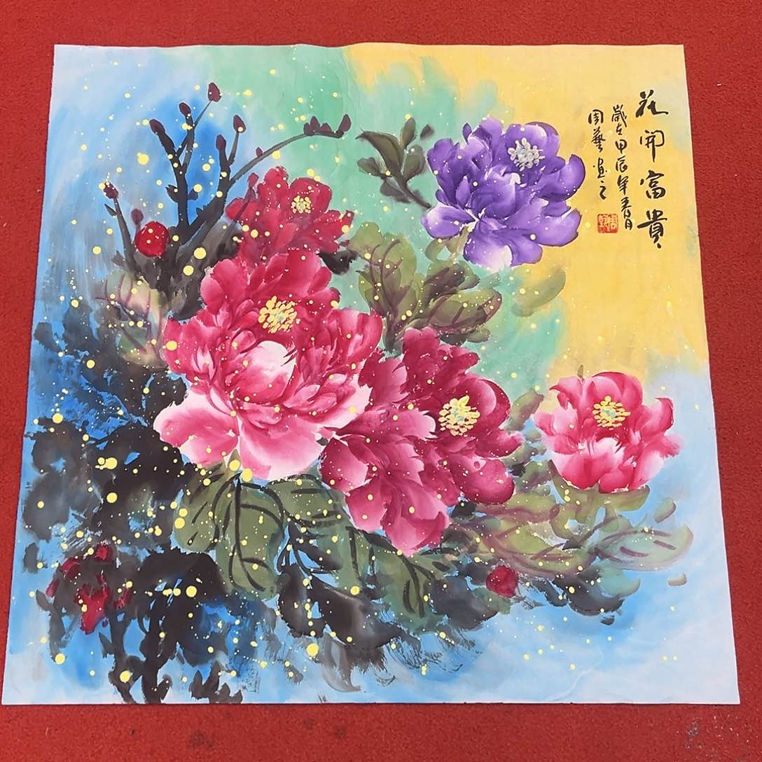 国画手绘国画作品