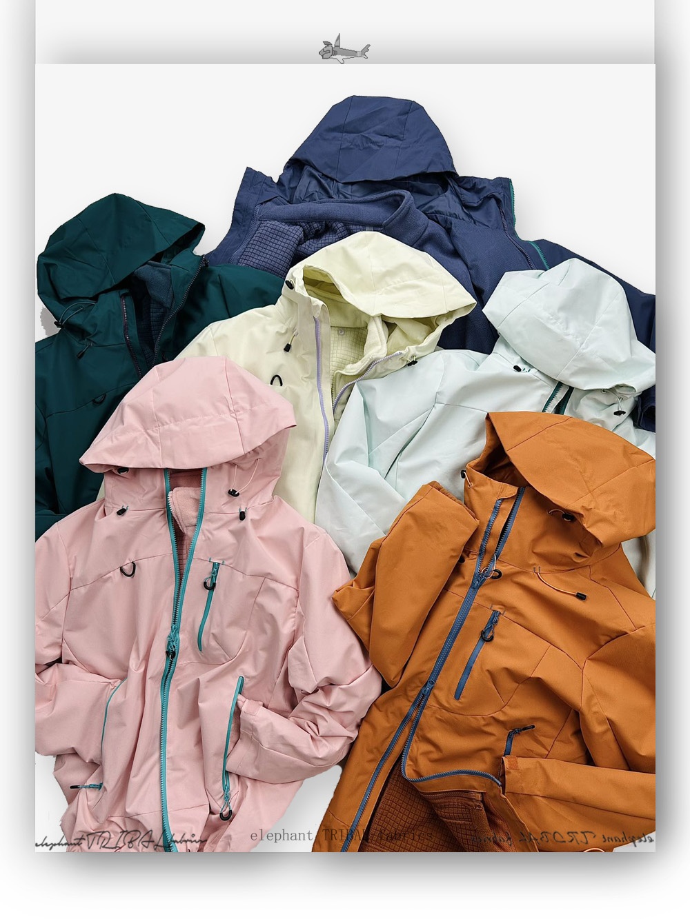 【象物】户外三合一男女同款休闲运动可拆卸两件套防风保暖冲锋衣