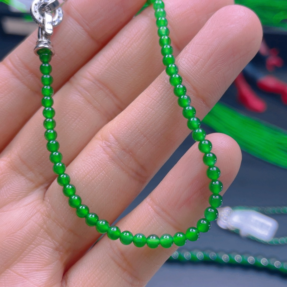 翡翠颈饰未镶嵌，11