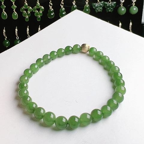 和田玉（碧玉）手串未镶嵌