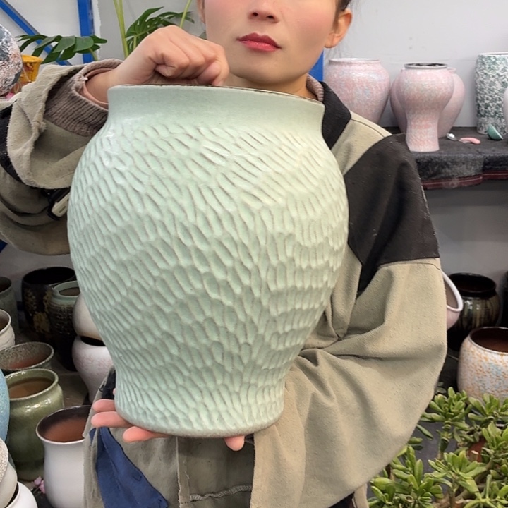 20×30 -粗陶花盆有孔-买买买