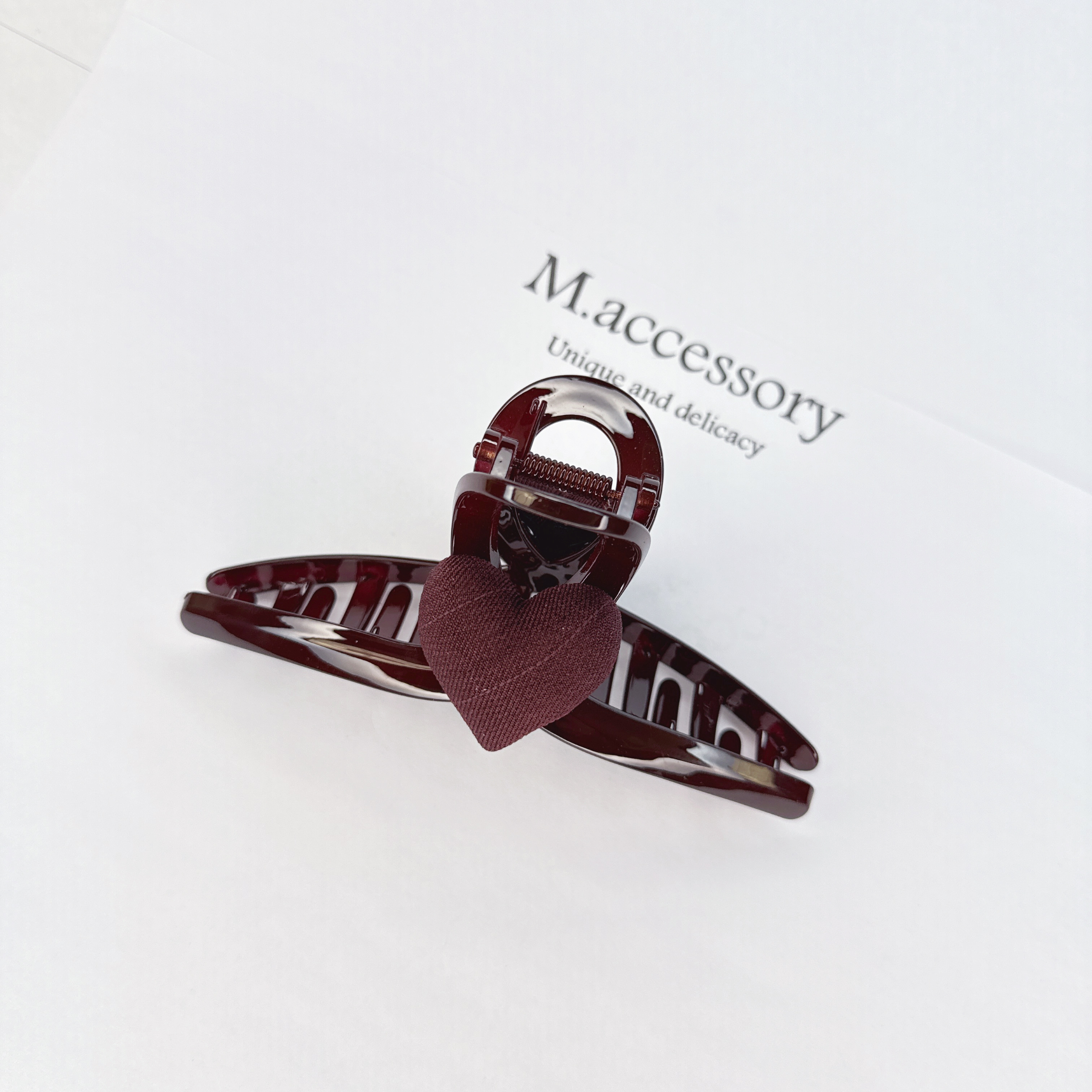 Mi33  爱心鲨鱼夹抓夹 Z21061Z35