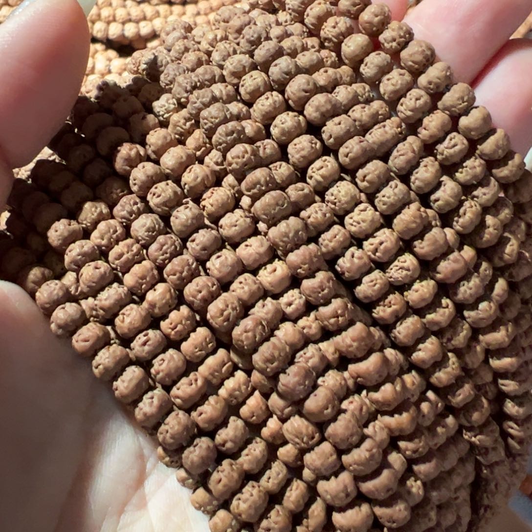 尺寸5小金豆佛手108