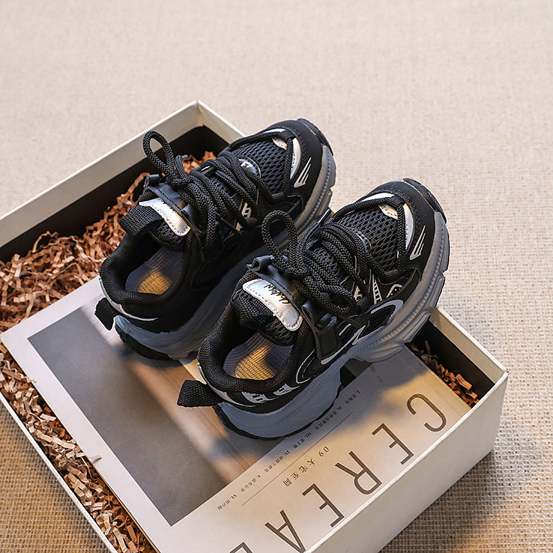 透气防滑老爹鞋中性男春秋运动鞋跑步夏季流浪丹宁风