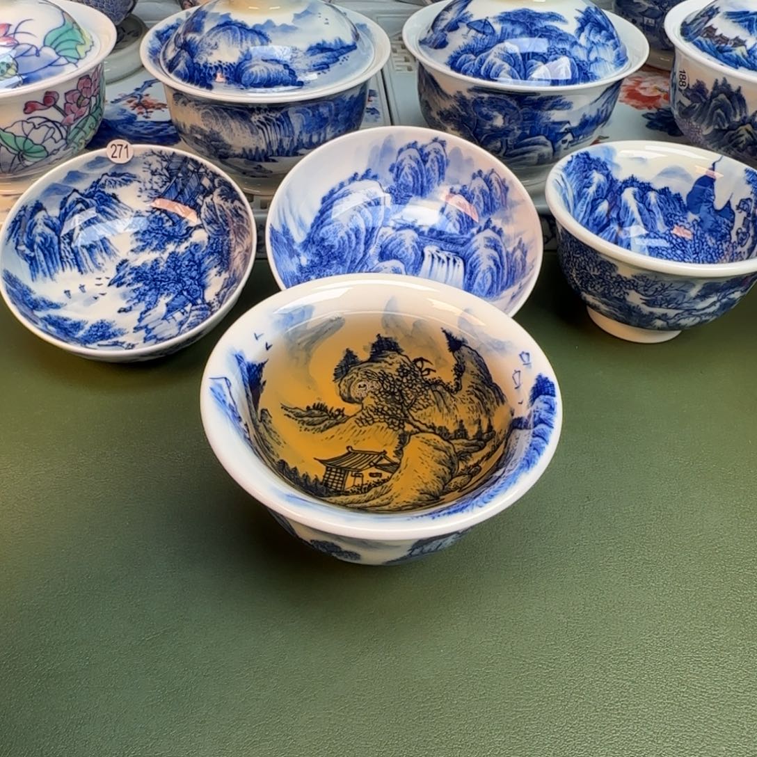 陶纯手工纯手绘茶具276