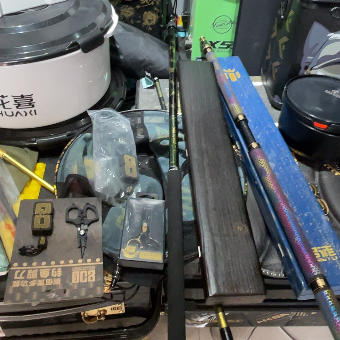 茅草黑金极210抄网杆