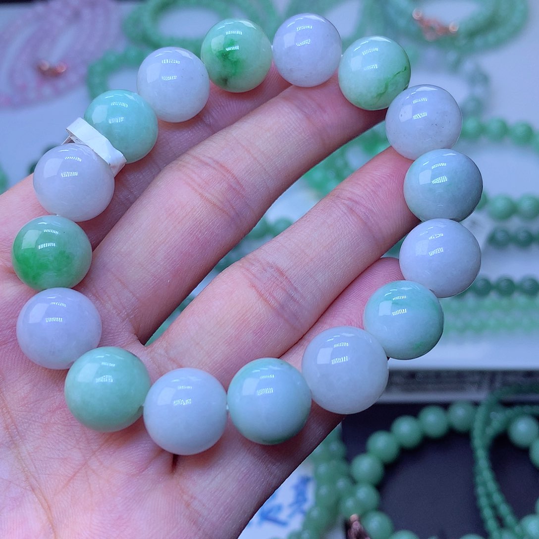 翡翠未镶嵌毛衣链