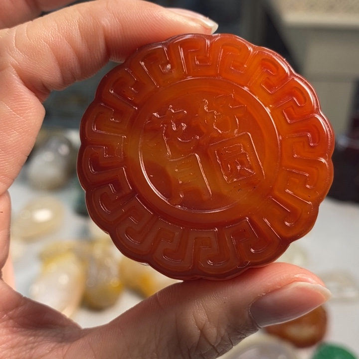 玛瑙/玉髓吊坠(不含链)未镶嵌