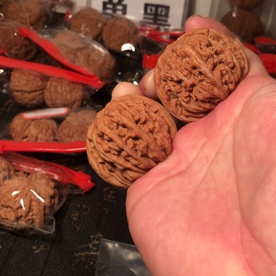 把件文玩核桃四座楼44MM