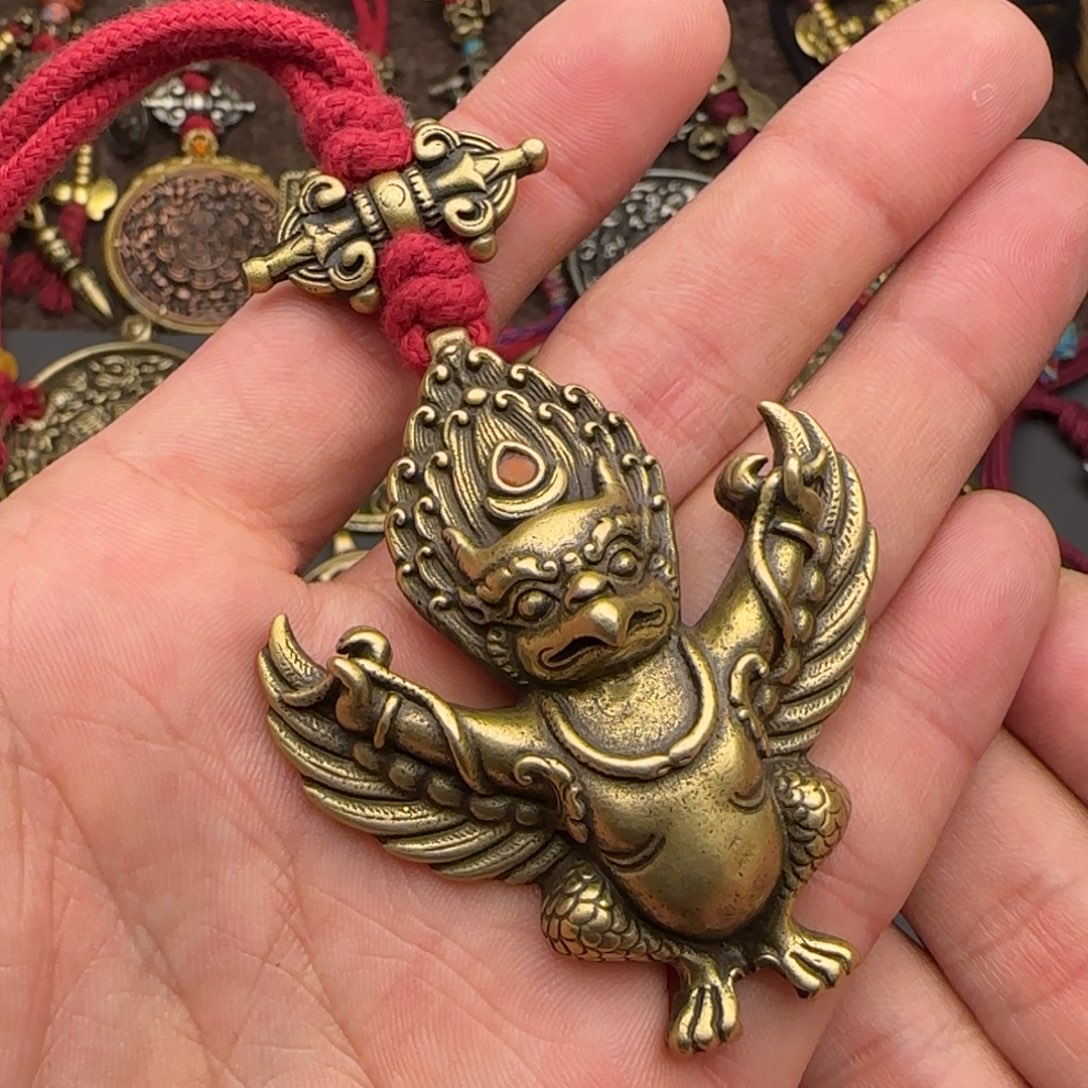 老铜大鹏鸟吊坠喜欢的来