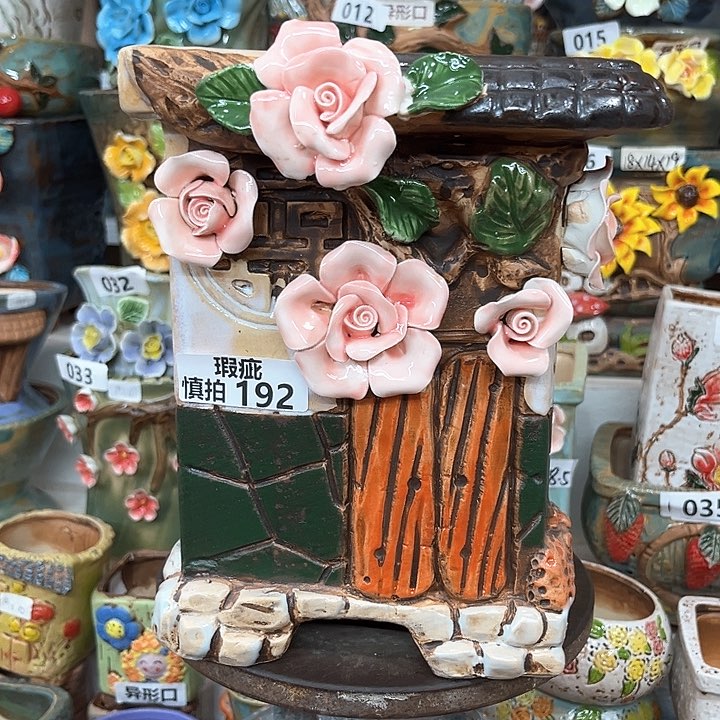 紫砂花盆粗陶材质多肉花盆192