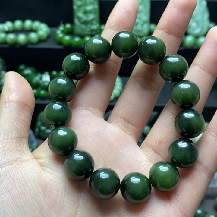 和田玉手串未镶嵌