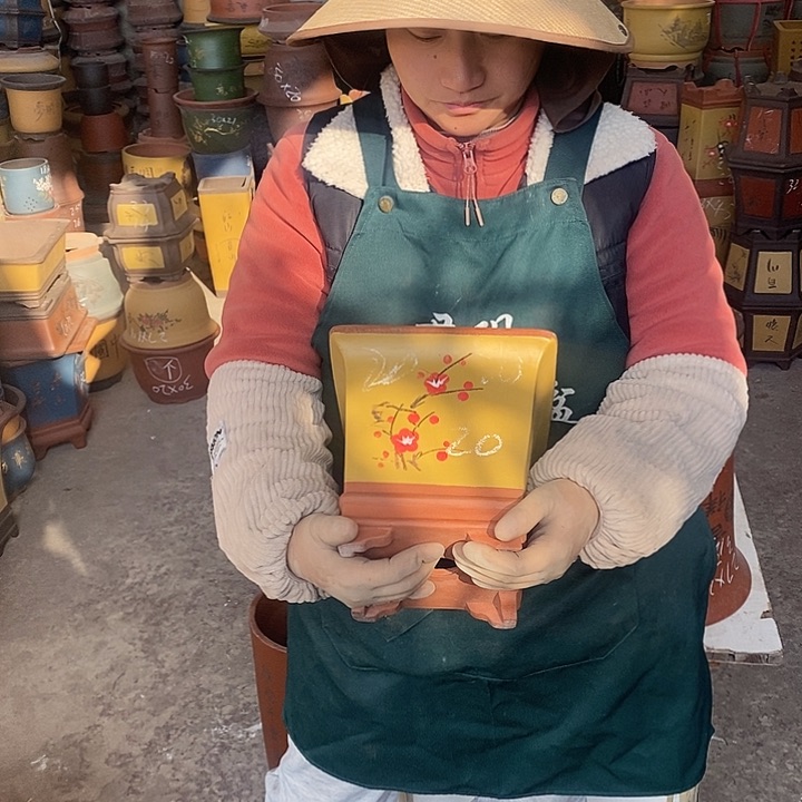 紫砂花盆紫砂花盆盆栽花卉苗木种植