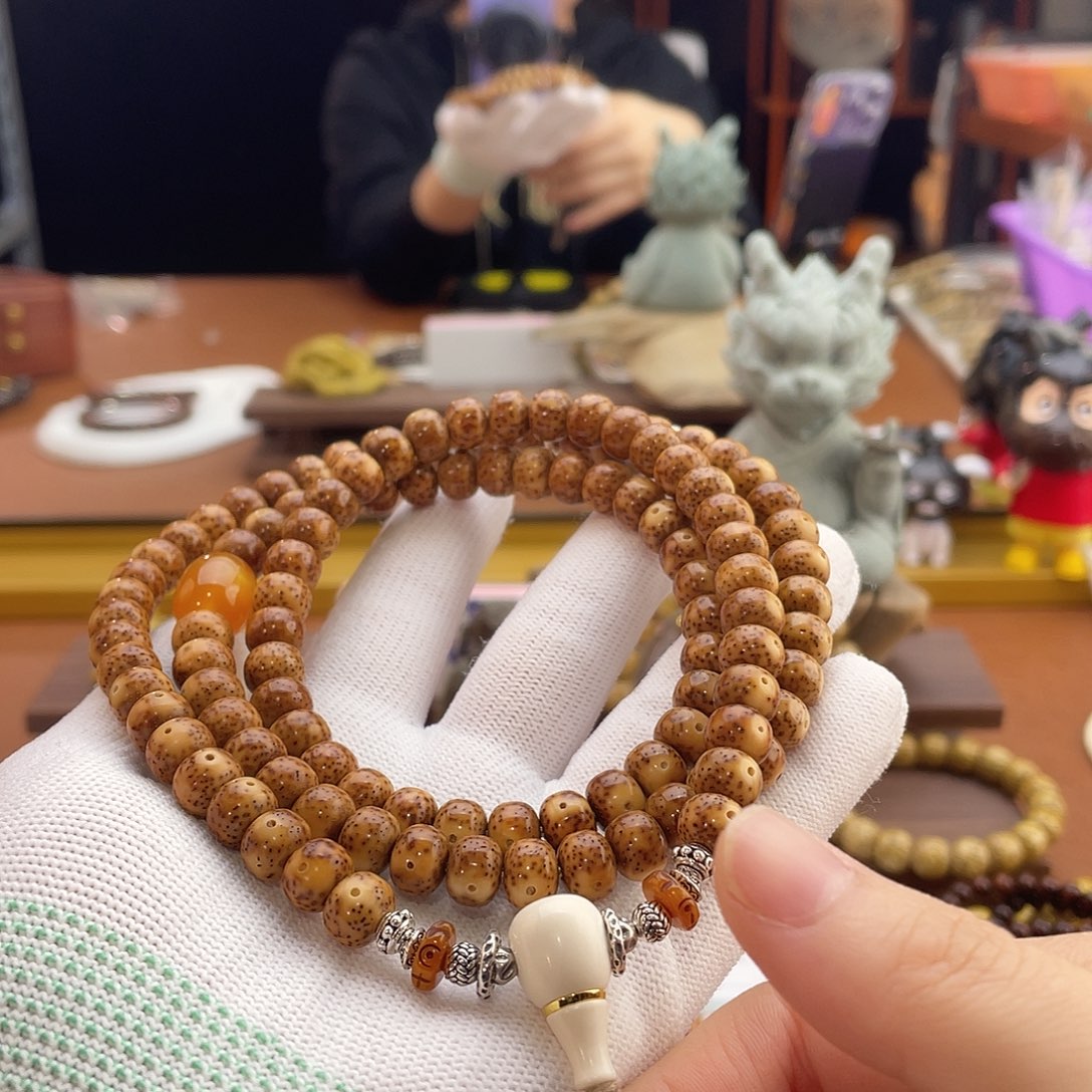 鲤***泥手串星月菩提南乔甄选