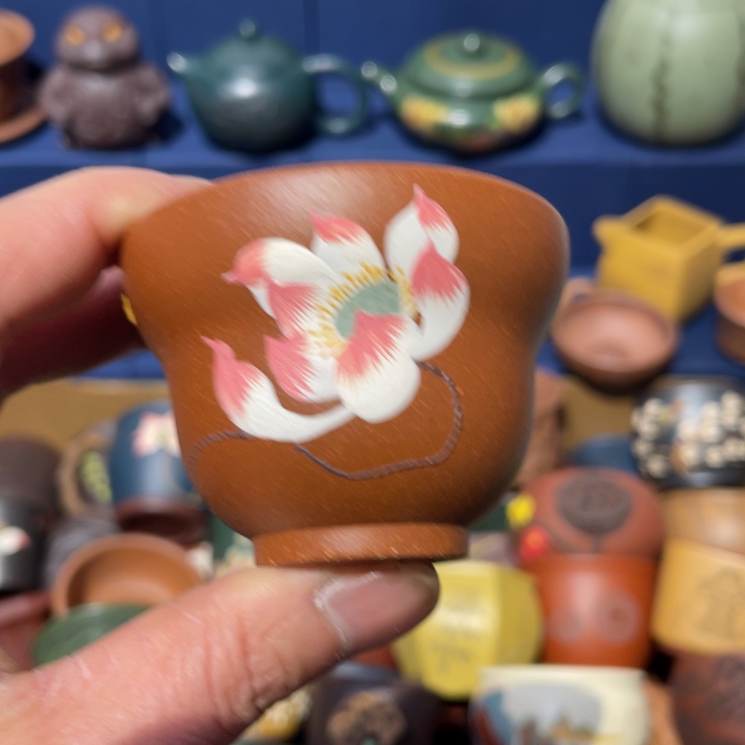 原矿紫砂手工主人杯