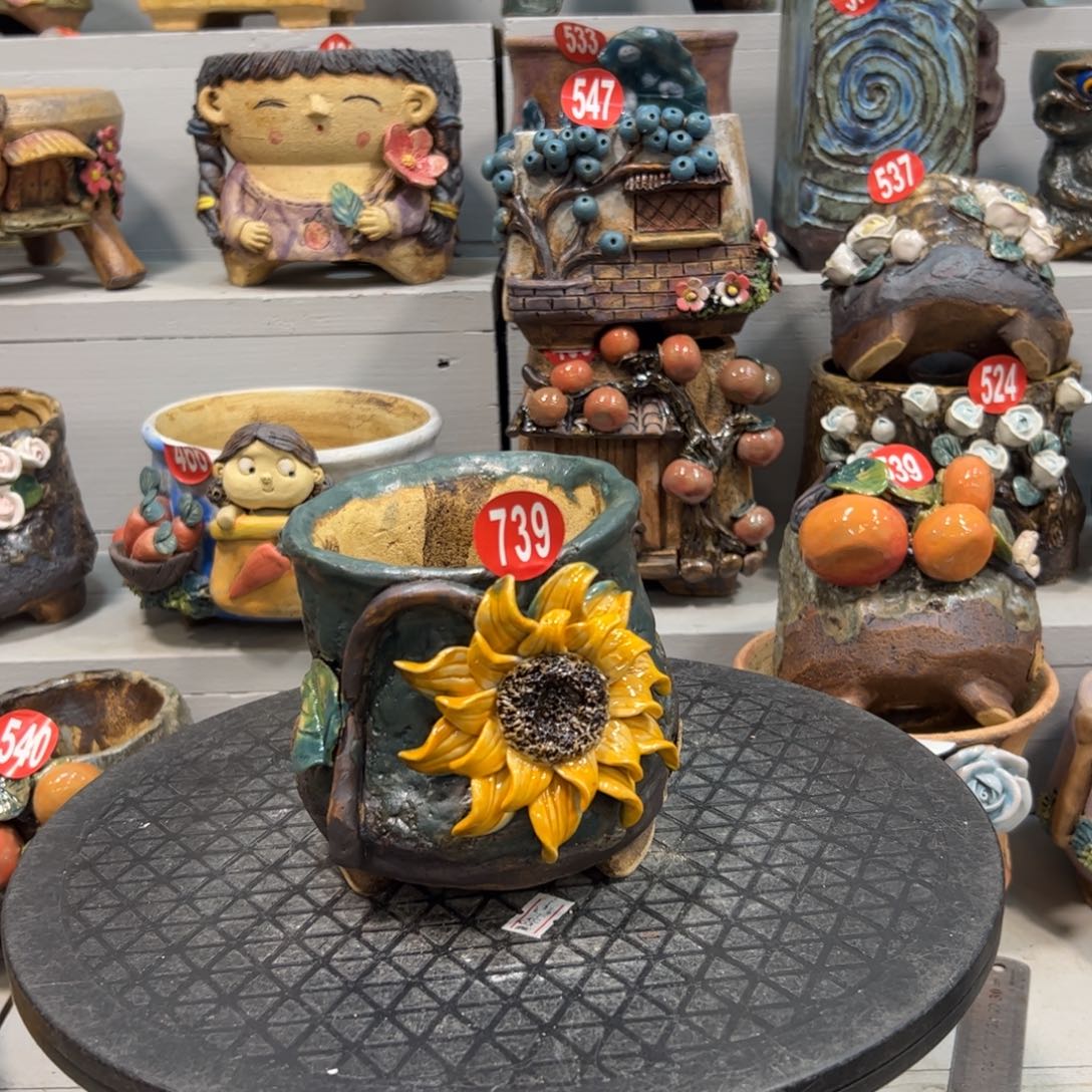 739 号陶然花器手工花盆