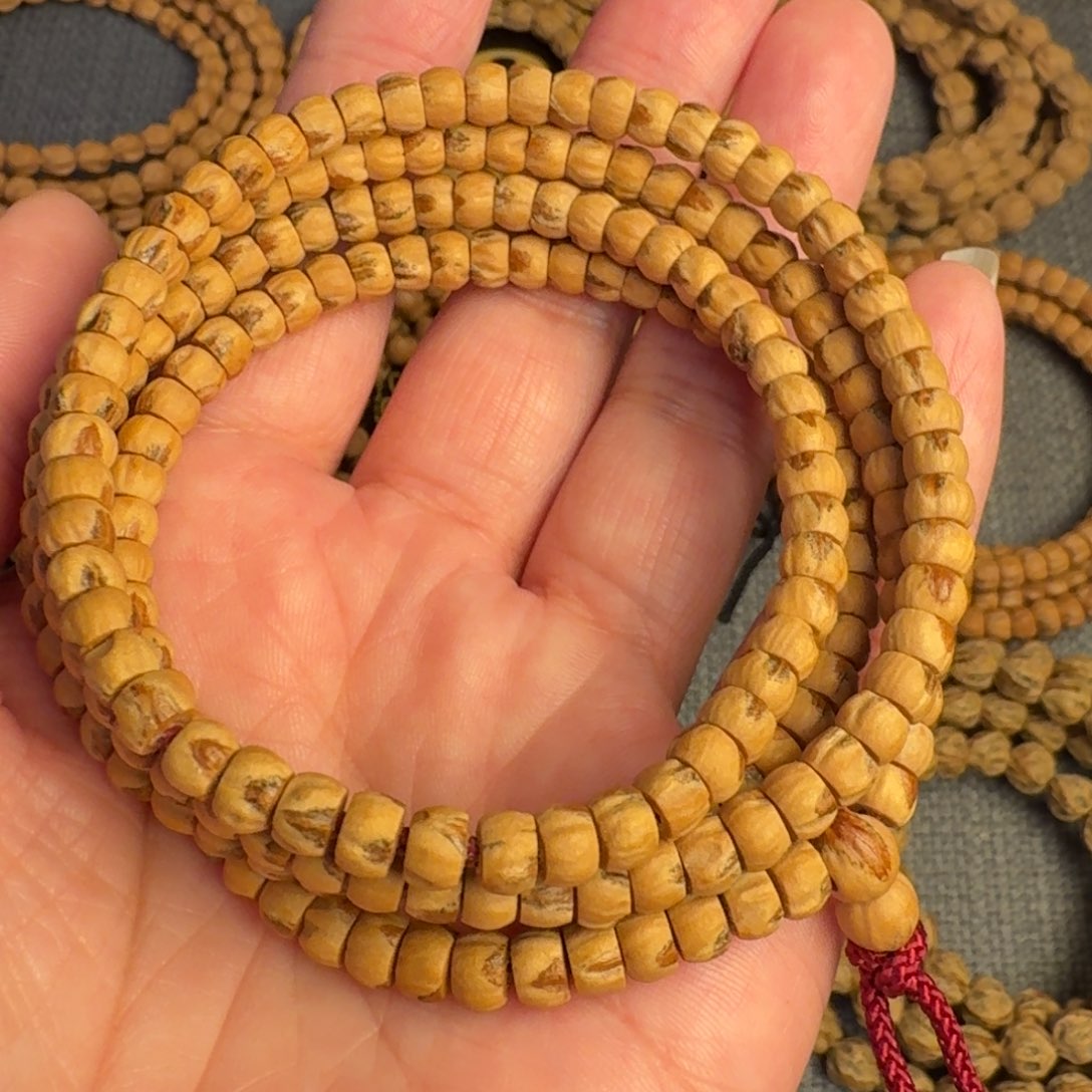 柏香籽/百香籽吊坠红芽厚切药片