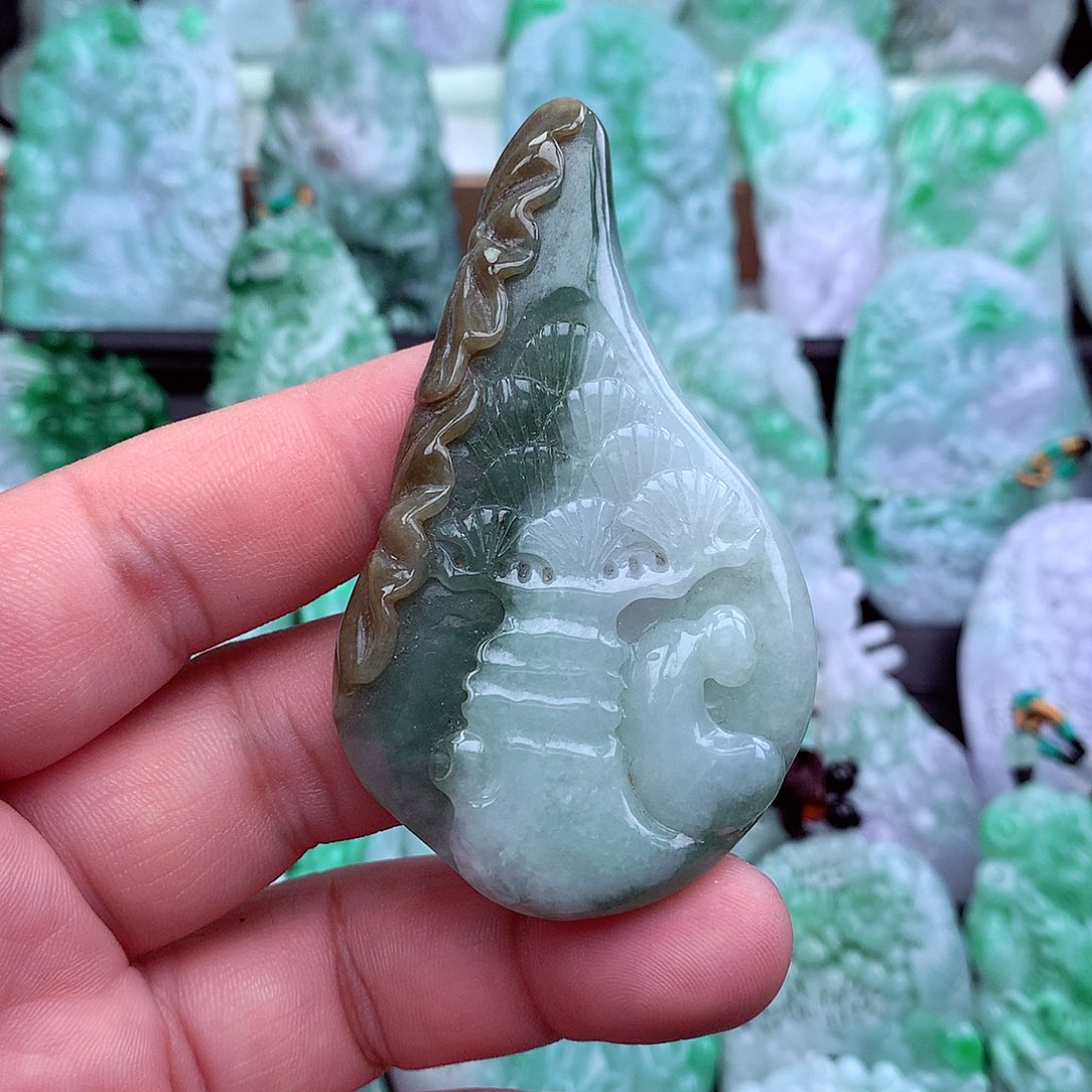 翡翠吊坠(不含链)未镶嵌