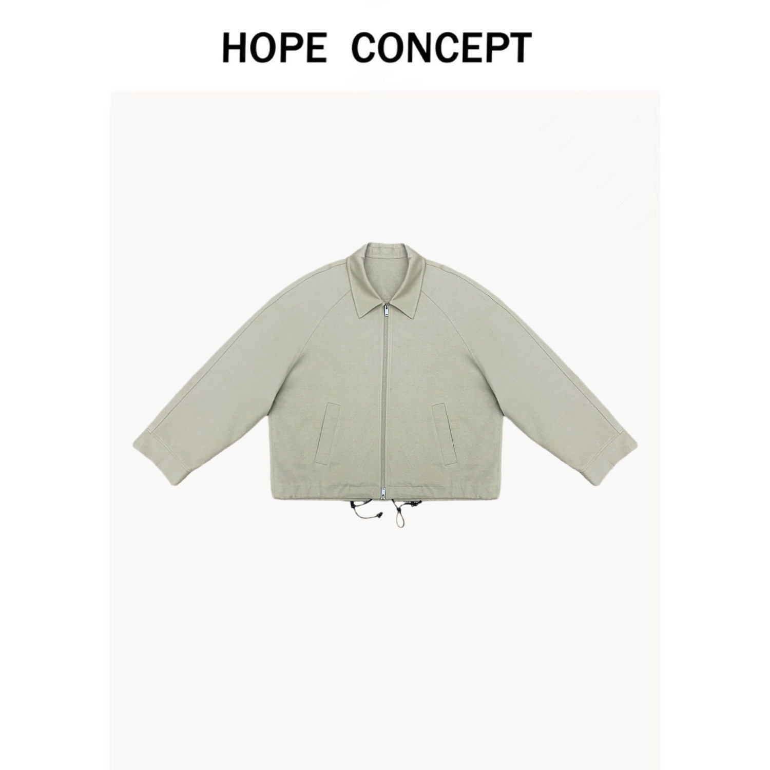 25079#HOPECONCEPT优雅摩登入秋 静奢高智感定制天丝棉气球夹克