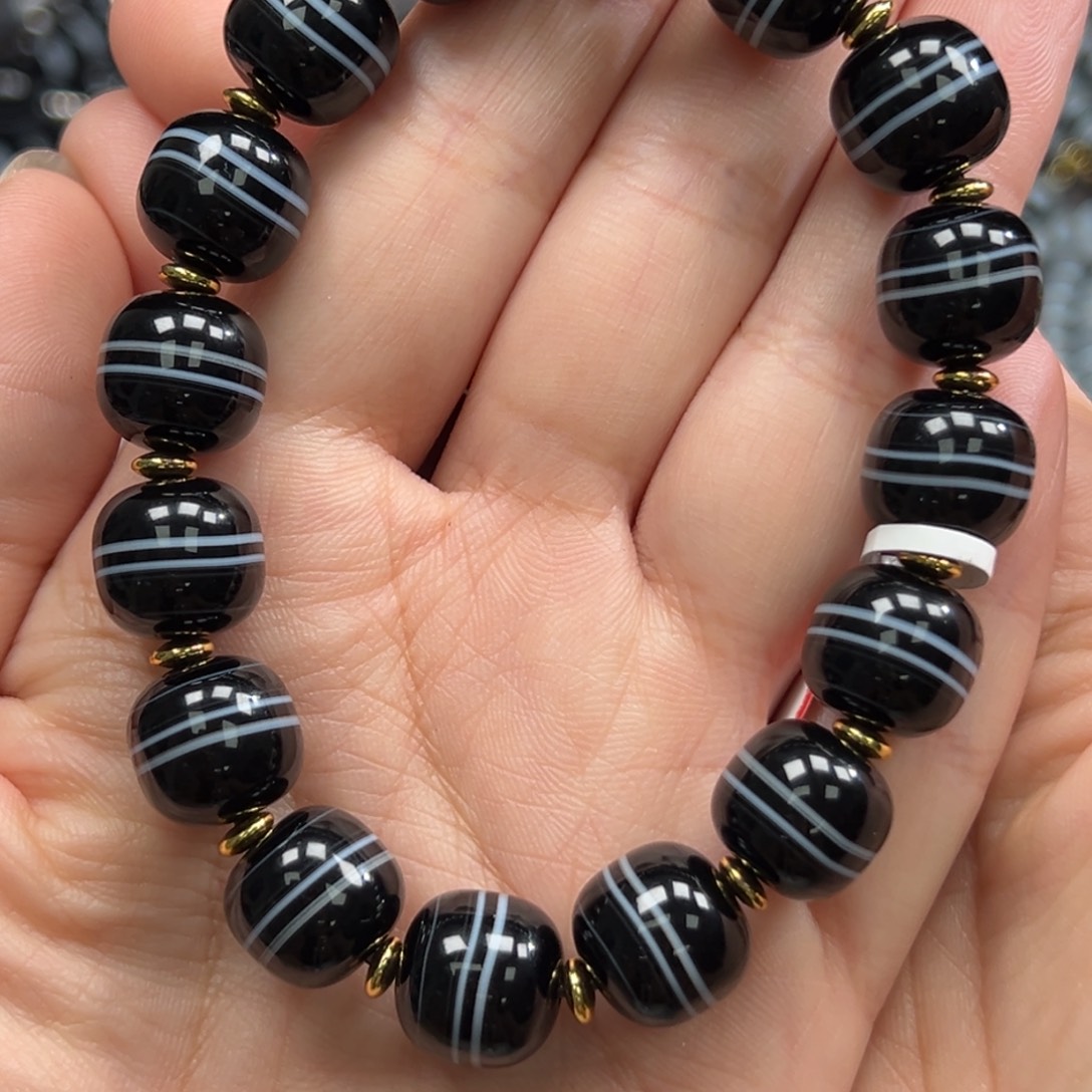 玛瑙/玉髓合金手链