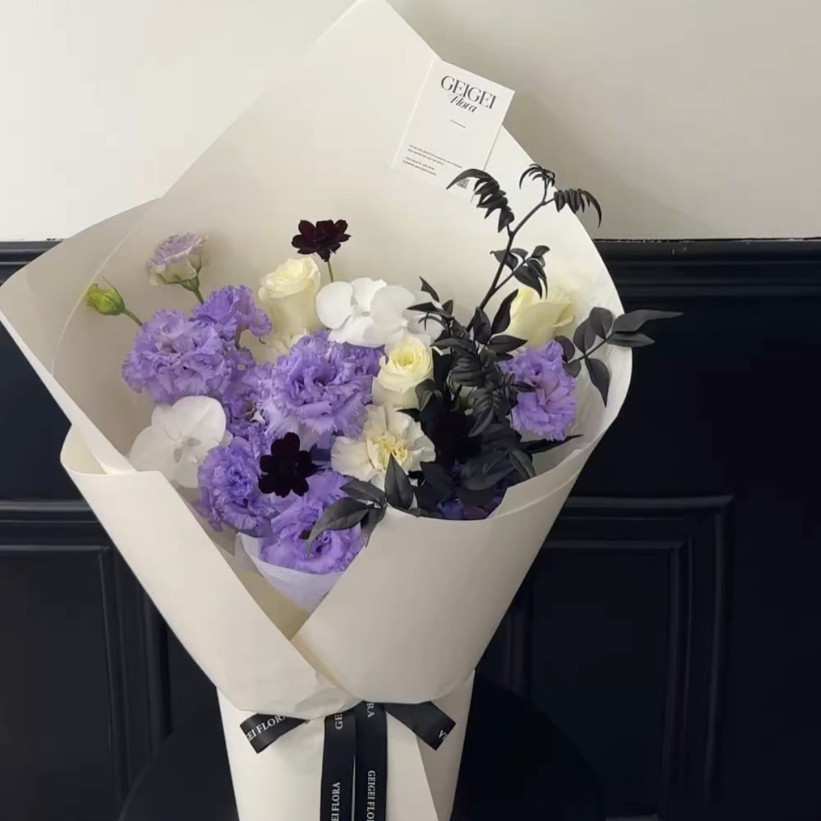 午夜天鹅湖花束29朵