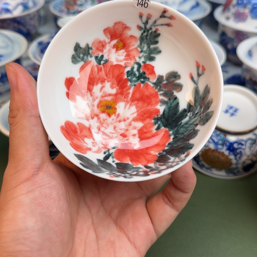 彦祖纯手工手绘茶具146