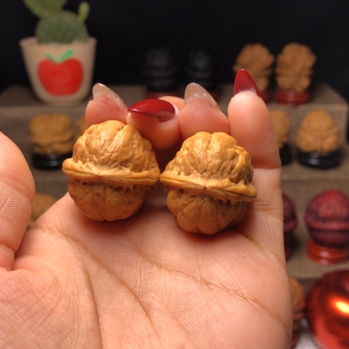 文玩核桃把件41脑纹蛙